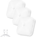 Rechargeable Motion Sensor Closet Light, Rechargeable Battery Operated Ceiling Light Wireless, 500LM Wireless Motion Activated Light for Shower Stairs Hallway Pantry Porch Garage, 5000K 3 Pack
