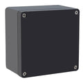 Project Box IP65 Waterproof Junction Box ABS Plastic Black Electrical Boxes DIY Electronic Project Case Power Enclosure 4.72x4.72x2.95 inch (120x120x75mm)