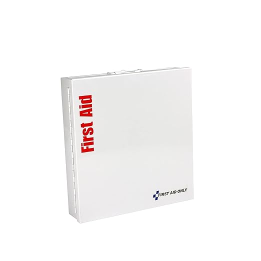 First Aid Only 90566 ANSI B 2015 and OSHA Compliant First Aid Kit, 50-Person Emergency First Aid Kit for Business, Home, Car, and Worksites, 199 Pieces