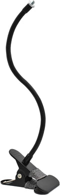Holicfun Clip Mount for Ring, Blink, Eufy, Google Nest, Wyze, and Arlo Indoor Outdoor Cameras, 40cm Gooseneck Arm, Flexible Adjustment, Strong Clamp, Black