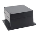 Watertight Junction Box, IP67 Waterproof Project Box Durable ABS Plastic Electronic Enclosure Case for DIY Electrical Project with Wall Fixed Ear 6.30" x 6.30" x 3.54"(160 x 160 x 90 mm)
