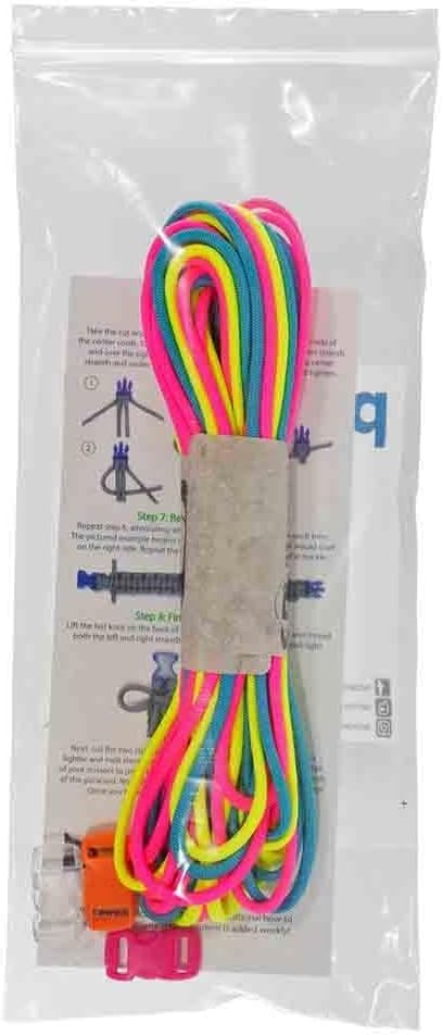 Paracord Planet 550lb Type III Paracord Combo Crafting Kits with Buckles