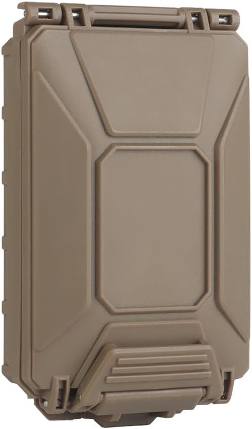 WoSporT Tactical Modular Battery Storage Organizer, MOLLE Military Hunting Vest Carry 18650/AAA/CR123A/18350 Battery Box Holder Case