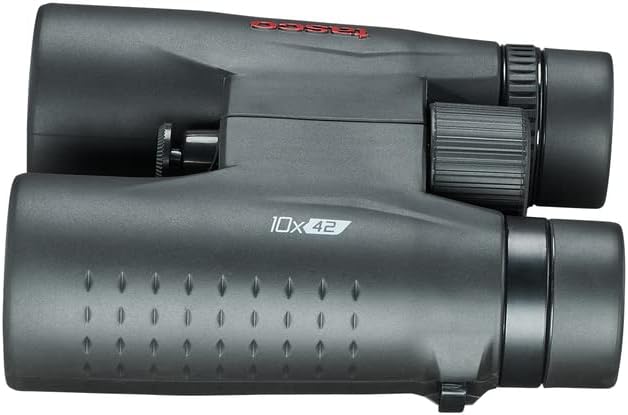 Tasco ES10X42 Essentials Binoculars, 10x42mm, Roof Prism Mc, Black (Pack of 5)