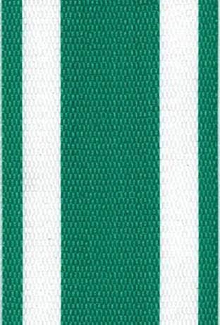 USA Chair Replacement Webbing - UV-Resistant Straps Made with Durable Polypropylene. Chair Webbing Kit (2 1/4" x 50', Green and White)