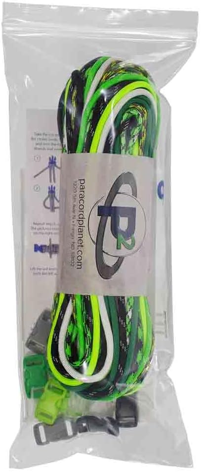 Paracord Planet 550lb Type III Paracord Combo Crafting Kits with Buckles