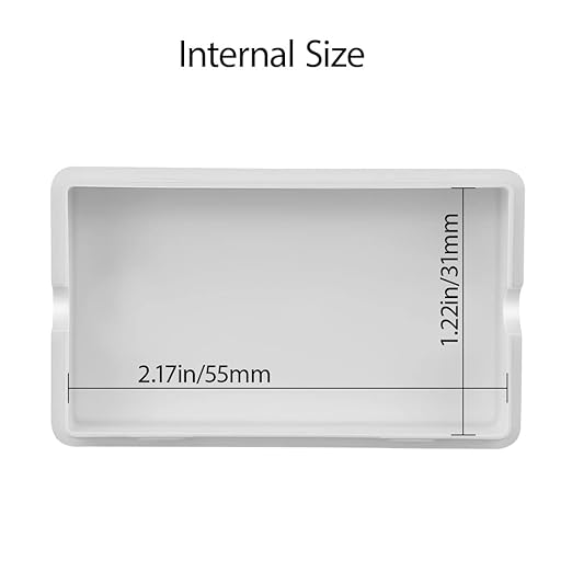 LeMotech Project Box 5 Pieces ABS Plastic Electrical Project Case Small Junction Box for Electronics White 2.36 x 1.42 x 0.67 inch (60 x 36 x 17 mm)