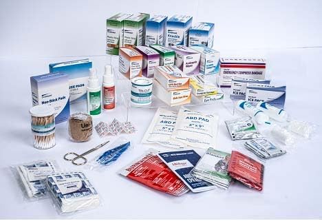 Restaurant Metal First Aid Cabinet, Wall Mountable (Class A Without Tablets, 4 Shelf)