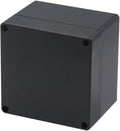 Project Box IP65 Waterproof Junction Box ABS Plastic Black Electrical Boxes DIY Electronic Project Case Power Enclosure 4.72x4.72x3.54 inch (120 x 120 x 90 mm)
