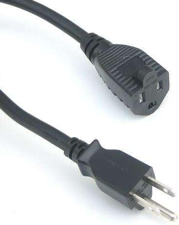 RiteAV - 3 Feet Power Extension Cord (Indoor & Outdoor Rated)