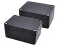 Project Box, 2 Pcs Electrical Junction Box, IP65 Waterproof Electrical Project Case, ABS Plastic Dustproof Outdoor Electrical Boxes, Electronic Junction Box Power Enclosure, 2.5x2.3x1.4 inch
