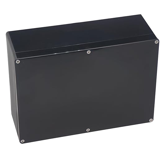 Project Box IP65 Waterproof Junction Box ABS Plastic Electrical Boxes DIY Electronic Project Case Power Enclosure 10.35x7.17x3.74 inch (263 x 182 x95 mm)