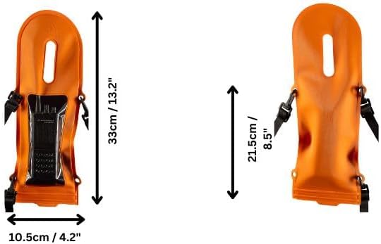 Aquapac Extra Strong Lash Down Case For Pro VHF Waterproof, 2 Way Radio, Shoulder Strap or Adjustable 3 Way Harness, Double Ziplock Closure, 2 Colours, 5 Year Warranty, Professional