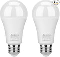 Aukora Dusk to Dawn Light Bulb, 12W (100-Watt Equivalent) Smart Sensor Light Bulbs Super Bright E26 Automatic On/Off Security Lights Outdoor/Indoor for Porch Garage Garden Patio(Cool White 2 Pack)