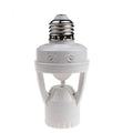 Motion Sensor Light Socket, PIR Motion E26 Screw Bulb Adapter, Adjustable Auto On/Off Night Light Control, Garage Light, for Basement, Pantry Room, Storage Room, Garage Light