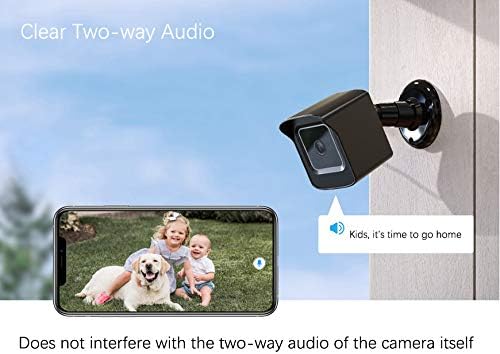 PEF Mount for All-New Wyze Cam V4/Cam V3, Weatherproof Protective Cover and 360 Degree Adjustable Wall Mount Solid Housing for Wyze V4 and V3 Outdoor Indoor Smart Home Camera System (Black, 2 Pack)