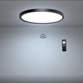 9 Inch Motion Sensor Ceiling Light Indoor,Motion Sensor Fixture Indoor for Closet Hallway Laundry Porch Pantry, Hard Wired Sensor Ceiling Light Black