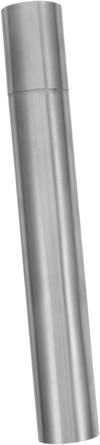 VILLCASE Stainless Steel Document Tube Birth Certificate Holder Waterproof Cylinder Storage Case for Travel and Office Use