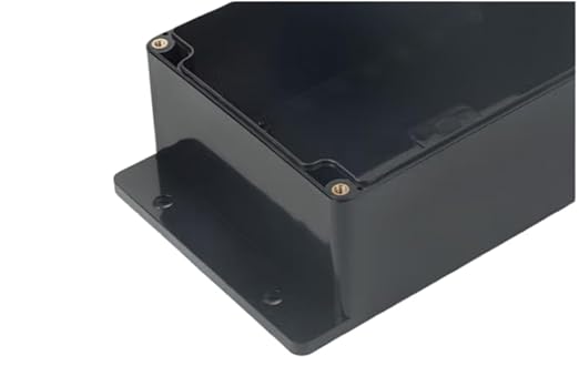 Electrical Junction Box IP65 Waterproof ABS Plastic Project Case with Fixed Mounting Ears Black 3.93×2.67×1.97 inch (100 x 68 x50 mm)