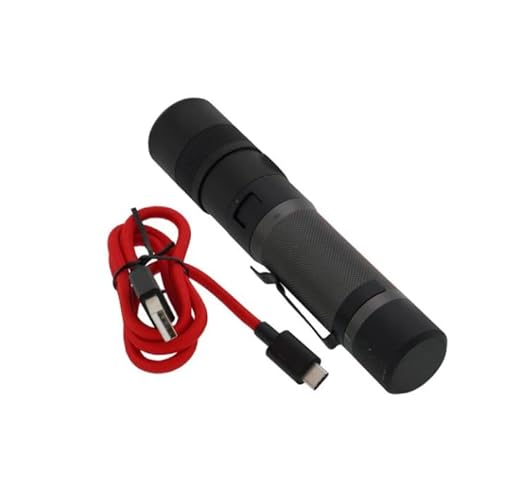 Milwaukee Rechargeable 1100 Lumen LED Flashlight, Battery Powered, Twist Focus