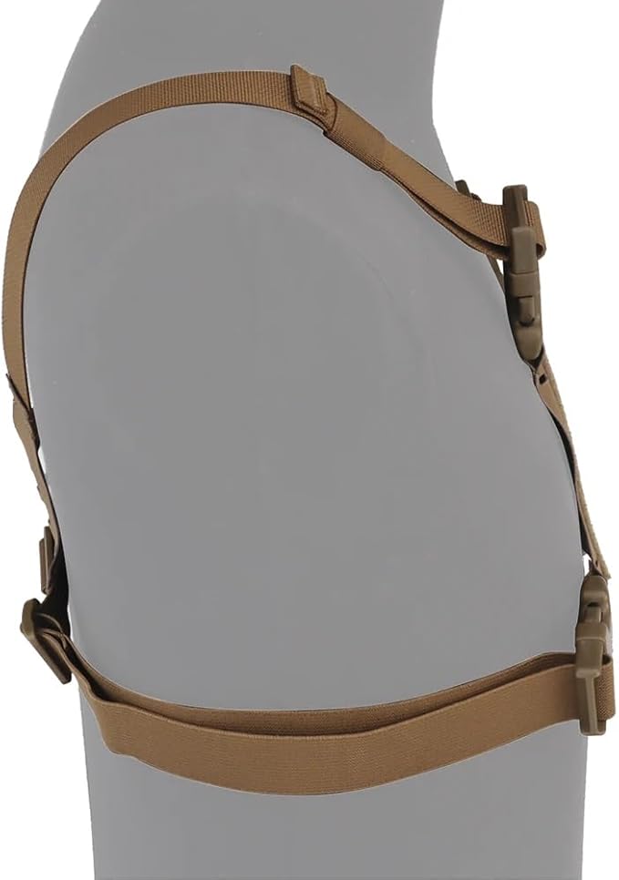 Foldable Tactical Vest Chest Rig Phone Holder, Molle Plate Carrier Pouch Navigation Board Harness Chest Mount