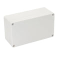 Project Box IP65 Waterproof Junction Box ABS Plastic Electrical Boxes DIY Electronic Project Case Power Enclosure White6.22x3.54x2.36 inch (158 x 90 x60 mm)