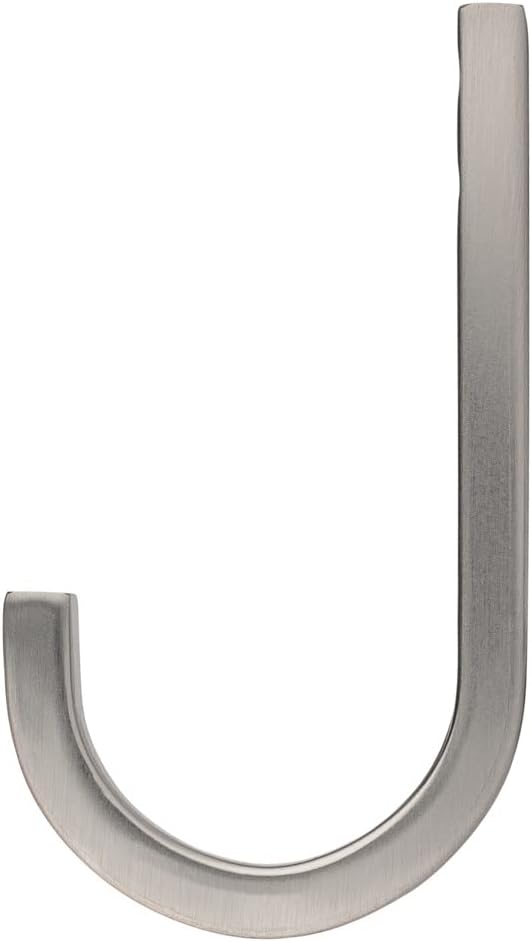 National Hardware N337-904 Reed Multipurpose Hook in Satin Nickel, 4"