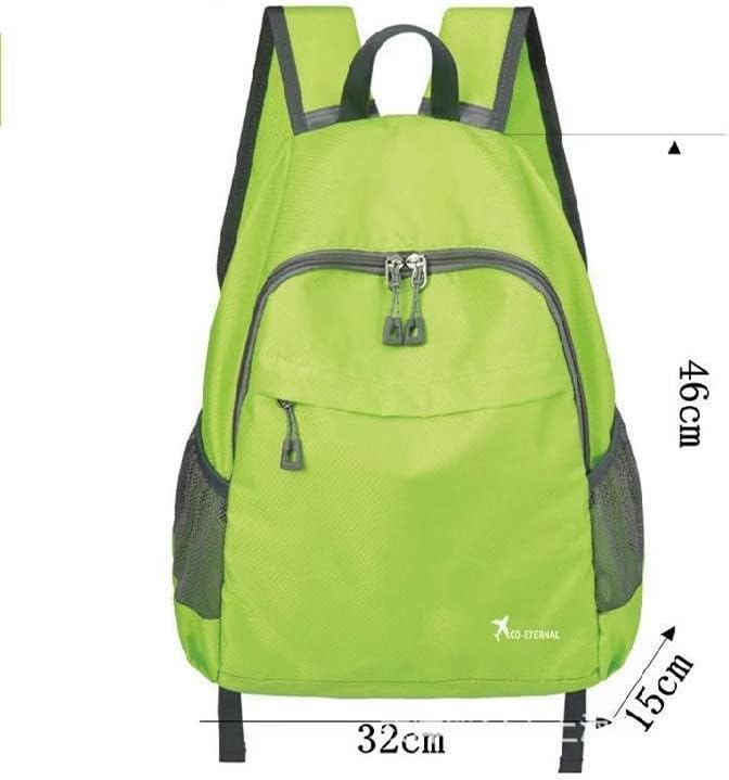 Geboldil Men's and women's waterproof backpack traveling backpack green1