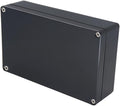 Project Box IP65 Waterproof Junction Box ABS Plastic Black Electrical Boxes DIY Electronic Project Case Power Enclosure 7.87x4.72x2.2 inch (200x120x56 mm)