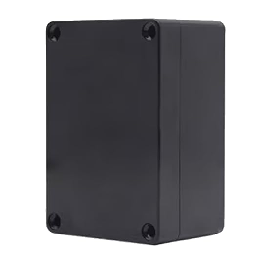 Project Box for Electronics - 2PCS Electrical Enclosure, Junction Box ABS Plastic Dustproof Waterproof IP65, with 8 PCS M16 Cable Glands Black (3.94x2.68x1.97 inch(100x 68 x50 mm)