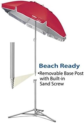 Wondershade Ultimate Portable Sun Shade Umbrella – Lightweight Adjustable Outdoor Patio & Beach Umbrella with Tripod Base (Pink)