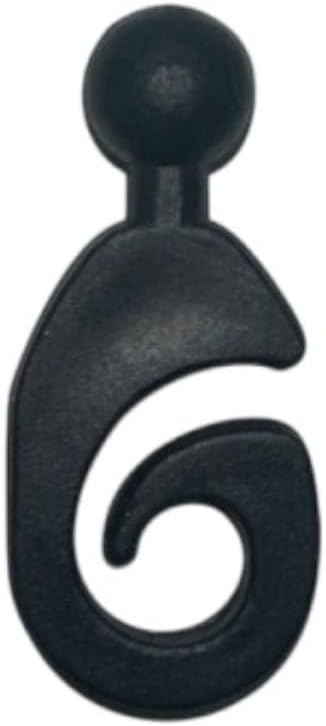 50pcs Multi-Purpose Plastic Slide Rail Hook, Special Plastic Hook for Gazebo, It is Not Afraid of Rain On The Open Air, and It is Also Suitable for Sunshade Curtains and Mosquito Nets, Etc.