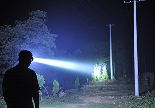 ODEAR Bright Headlamp Rechargeable LED Torch for Mining,Camping, Hiking, Fishing