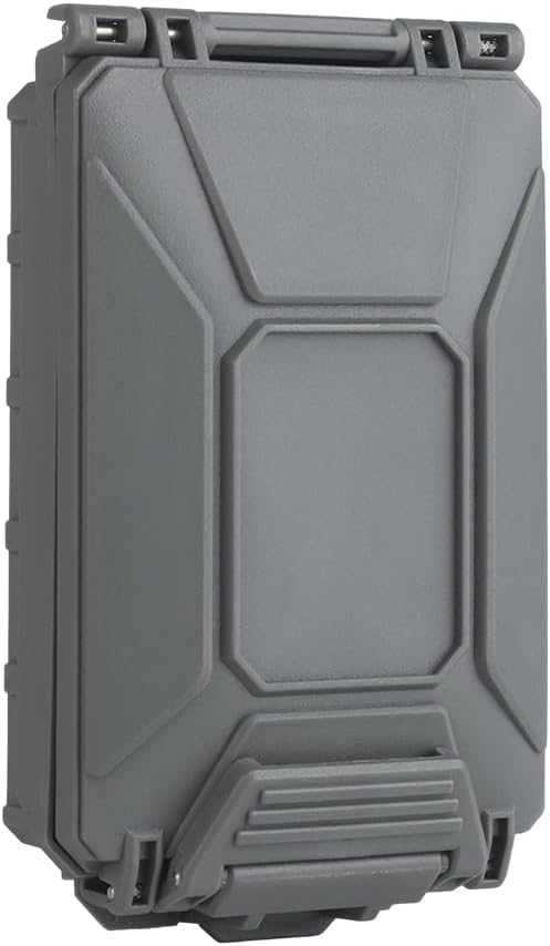 WoSporT Tactical Modular Battery Storage Organizer, MOLLE Military Hunting Vest Carry 18650/AAA/CR123A/18350 Battery Box Holder Case