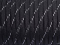 7 Strand Core 550lb Paracord Parachute Cord Lanyard Mil Spec Type III-100ft (Black+Gray(86#))