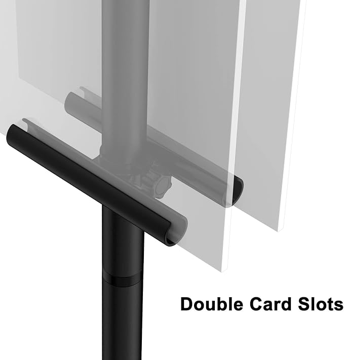 Poster Stands for Display - Floor Poster Board Holder Poster Display Stand Retractable Banner Stand Outdoor Sign Holder, Double-Side Tripod Height up to 80"（2pack）