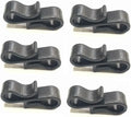 Teensery 100 Pcs Plastic S Shaped Hook Multi-Purpose Mini Hooks for Home Kitchen Bathroom Garden Shop Outdoor, Black