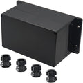 Project Box ABS Black Electrical Boxes IP65 Outdoor Waterproof Box Electronic Junction Box Fixed Ear Power Enclosure with Cable Glands for DIY Project 7.87 x 4.72 x 4.45 inch (200x120x113mm)