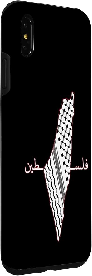 Keffiyeh Palestine Map Arabic Scarf Shemagh Palestinian Flag Case for iPhone XS Max