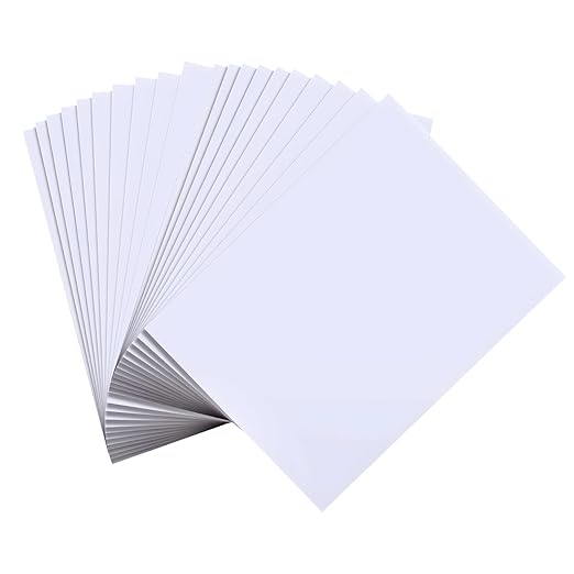 Vinyl Siding Repair Kit - 20 Pieces White Self-Adhesive Siding Patch, PVC Vinyl Fence Parts, Vinyl Weatherproof Siding Repair Tape for Cracks, Holes & Scratches