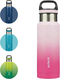 BJPKPK Insulated Water Bottle 18OZ Stainless Steel Water Bottle with Handle Double Walls Vacuum Insulated BPA Free Flask, Cherry
