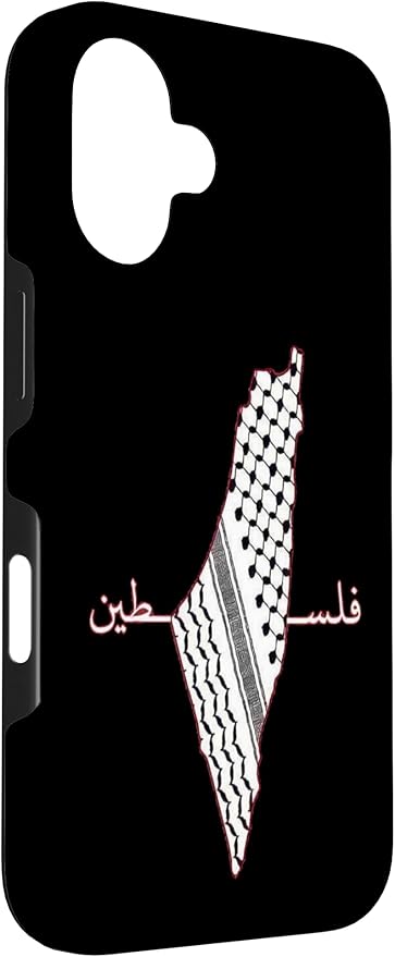 Keffiyeh Palestine Map Arabic Scarf Shemagh Palestinian Flag Case for iPhone 16