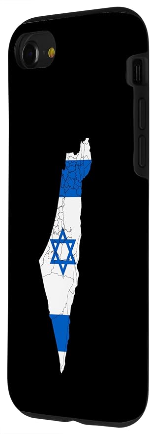 Israel National Flag Distressed Map Case for iPhone SE (2020) / 7/8