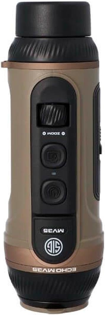 SIG SAUER Echo MV35 2-16x35mm Thermal Monocular - Digital Zoom, Photo & Video Capture, App Control, 10-Hour Runtime - Waterproof IP67 Nighttime Hunting Monocular, Flat Dark Earth (SOEC42200)