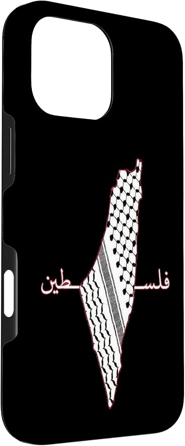Keffiyeh Palestine Map Arabic Scarf Shemagh Palestinian Flag Case for iPhone 16 Pro Max