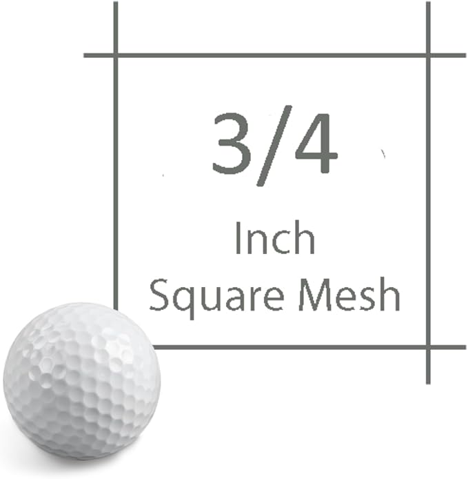 JFN Netting Repair Kit for #18 Nylon 3/4", Black Golf Net
