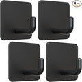 Emergency Fire Blanket Hooks for Fire Blankets, Black - 4 Pack