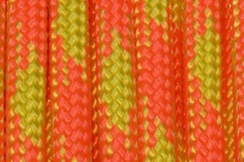 BORED? PARACORD! 550 lb Paracord – Ideal for Crafting, DIY Projects, Camping, Military & Active Outdoors – 300+ Colors – Tactical Parachute Cord Type III – Strong - Search and Rescue 50 Feet