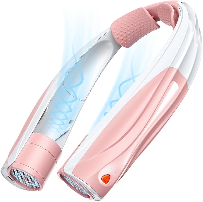 Portable Neck Fan - 6000mAh Battery Hands Free Personal Fan, 6 Speed Adjustable, Rechargeable & Wearable, Gift for Women Men, Office, Travel, Sports