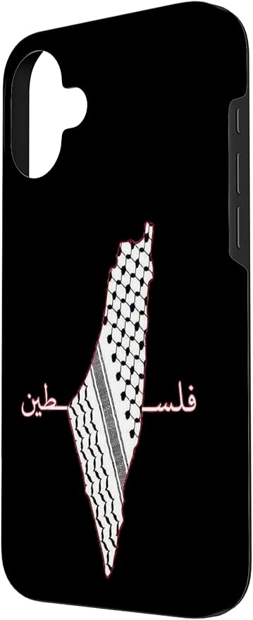 Keffiyeh Palestine Map Arabic Scarf Shemagh Palestinian Flag Case for iPhone 16 Plus